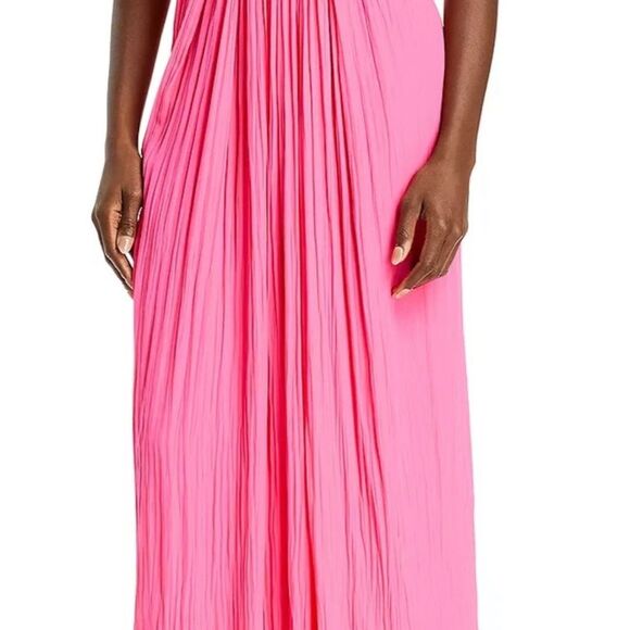 A.L.C. Vibrant Pink Halter Dress - Picture 4 of 16